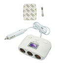 Multifunctional dual usb car car phone charger one drag three cigarette lig
