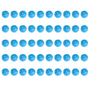 50pcs Blue Plastic Hollow Airflow Golf Practice Training Sports Ball Tennis