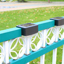 4pcs Solar Wall Light Outdoor Waterproof Patio Stair Garden Yard Fence Lamp A