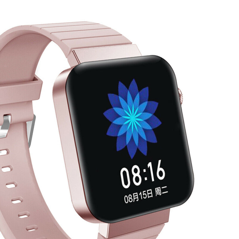 Sport Smart Watch 1.54" Heart Rate Monitor Watch Sleep Monitoring Pink