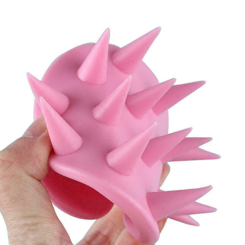 Silicone Shampoo Scalp Shower Body Washing Hair Massage Brush Massager Comb M6O0
