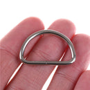 10PCS Metal 25mm D Ring Purse Buckles For Clothes Bag Case Strap Web Belt FT