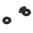500 Black Rubber Stopper Rings/ Silicone Beads Fit European Clip Beads L6N2