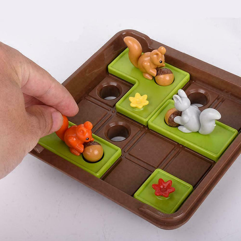 Smart squirrel go crazy puzzle games challenge with IQ solution Kid trainin I9K6