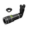 Mobile Phone Lens& Clip, 20X Zoom Adjustable Focus Length, Telescope Lens/