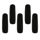 Pack of 5 Interview Microphone Foam Cover Mic Windscreens Black for Press