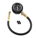No-Leak Car Motorcycle Truck Tire Pressure Gauge Deflator Bleeder Valve Tool