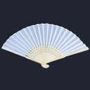 20 x Fan Fabric Gift Bag Bamboo Bone + Silk Fabric wedding favors dance wri C8T9