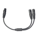 Cable Splitter XLR Female To  XLR Male 3pin XLR Audio Splitter Micro Cable