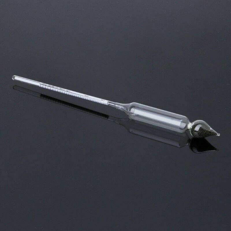 3pcs Hydrometer Alcohol Meter Vinometer Tester With one Thermometer Gadget Set