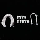 Round Braided Cotton Replacement Wick with Ceramic Holders for Oil Lamps