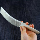 Curved Hair Clipping Cutting Comb Hairdressing Barber Salon Round Top Comb
