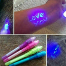 New 1pc Invisible Ink Spy Pen Built in UV Light Magic Marker Secret Message
