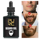 Mens Beard Grooming Kit Hair Styling Comb Growth Oil Set Care Brush Boar Ba K0H8
