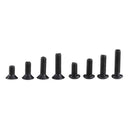 180pcs Alloy Steel M3 Hex Socket Button Head Flat Heat Screw M3 M4 Washer A