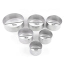6X Pro Round Pastry Cutters Doughnut Fondant Muffins Mould Ring Baking Tools