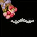 Wavy lace framed  Metal Cutting Dies DIY Scrapbooking Photo Album Crafts  JR