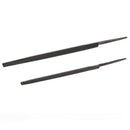 2pcs Fret Crowning File Custom Ground Triangular File Guitar Luthier Tool
