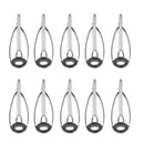 10Pcs Fishing Rod Guides Tips Repair Kit Spinning Lure Fishing Rod Guides