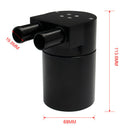 Car Black Aluminum Alloy Oil Catch Can Tank Bottle Fit for BMW N54 335 535i
