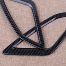 2pcs Carbon Fiber Style Front Air Vent Trim Cover Fit For Mazda 3 Axela 17-18