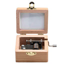 Sky City Wooden Handmade Music Boxes Pretty Hand Crank Tower Birthday Gift