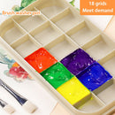 Multifunctional Bucket With Palette Tool Stationery Paint Brush Washer Pot