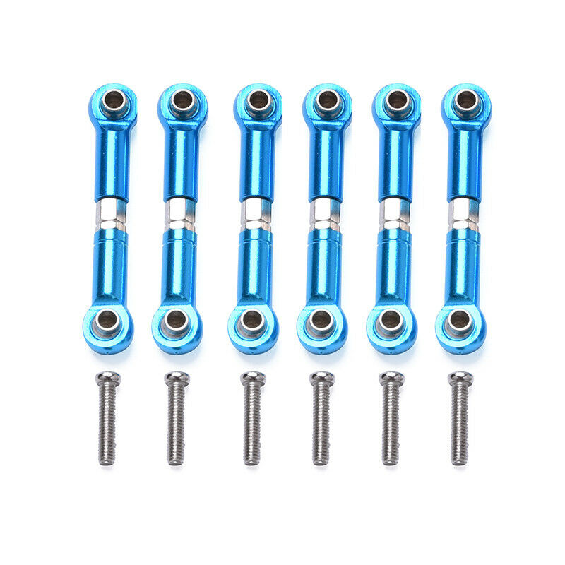 Linkages Pull Rod Front Rear Adjustable Aluminum For 1/18 WLtoys A959 A979 K929