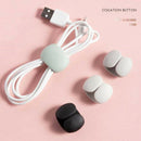 4pcs Desktop & Workstation Wire Cable Organizer Charging Data Line Cable Win Hn