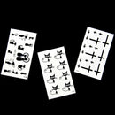 10PcsSmall Black Cat Waterproof Temporary Tattoos Body Arts FlashTattoo Stick Gw