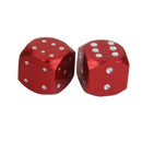 Cube Valve Caps Air Valve Caps Tire Valve For Car Truck Motorcycle Red