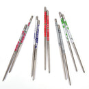 5 Pair Non-slip Flower printed Chop Sticks Stainless Steel Chopsticks 3cY