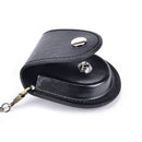 Pu Leather Pocket Watch Holder Storage Case Coin Purse Pouch Bag With Chain ME