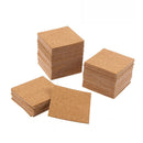 20Pcs Self-adhesive Square Cork Mat Coaster Mini Backing Sheet Newest Useful