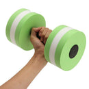 Foam Dumbbells Water Aerobic Exercise Hand Bars Pool Resistance Exercises E