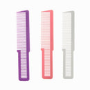 6 Pieces 8" Flat Top Hair Clipper Cutting Combs Plastic Anti-static Brush