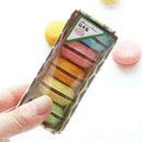 5pcs Cute Macarons Colors Erasers Pencil Rubber Eraser Sweet Set Stationery C6P7