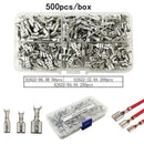 500pcs 6.3/4.8/2.8 Series Of Self-locking Bolt Spring Switch Plug Terminal VFH