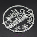 Merry Christmas Cutting Die Stencil Scrapbooking Card Album Template DIY