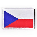 Czech Republic flag embroidered badge military  backpack patches armband  JR