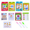 3 Set Learning Flashcards Preschool Education w/Wipe-clean Pen for Parents