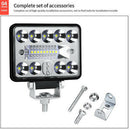 1Pcs 3inch 54W 19LED Work Light Bar Spot Beam Driving Off Road SUV ATV 7000K Hn