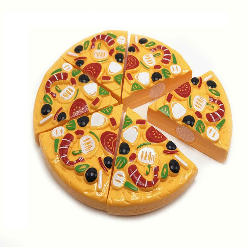 9pcs Kids Pizza Slices Toppings Food Dinner Kitchen Pretend Play Toys Set Gi