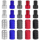 20pcs Pump Valve Adapter with Cap Bicycle Convert Presta to Schrader Valve