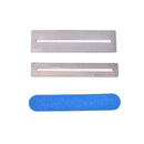 Guitar fret Repairing Tool Set Stainless Steel Protector shims&Sanding Polish6 T