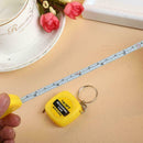 Mini-Retractable Ruler Key Chain Pocket Size Metric 1m/328F Sa S9L5