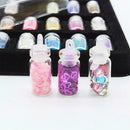 48 Color Glass Bottle Slime DIY Filler Supplies Nail Jewelry Nail Accessory