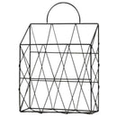Magazine Holder Hanging Wall Mounted Newspaper Periodical Book Document Fil T6X4