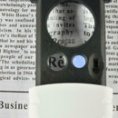30x 60x 90x LED UV Magnifying Glass Jewelry Appraisal Reading Magnifier