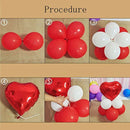 Number balloon 0 - 9 latex balloon giant number balloons foil balloon baby  M4H8